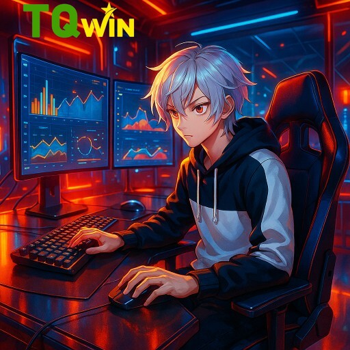 Imagem promocional da TQWIN mostrando a plataforma e suas vantagens